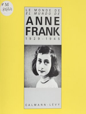 cover image of Le Monde d'Anne Frank